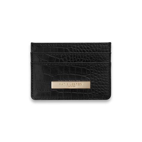 Katie Loxton T Black Celine Croc Cardholder KLB631